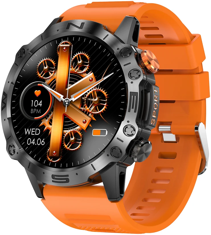 GRAVITY GT20-3 MEN'S Išmanusis laikrodis - AMOLED, ADDITIONAL BELT (sg024c)