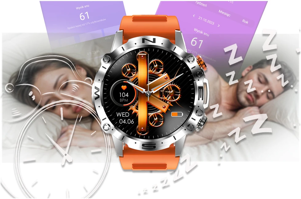 GRAVITY GT20-4 MEN'S Išmanusis laikrodis - AMOLED, ADDITIONAL BELT (sg024d)