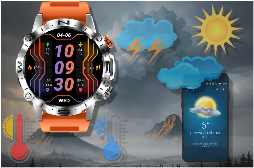 GRAVITY GT20-4 MEN'S Išmanusis laikrodis - AMOLED, ADDITIONAL BELT (sg024d)