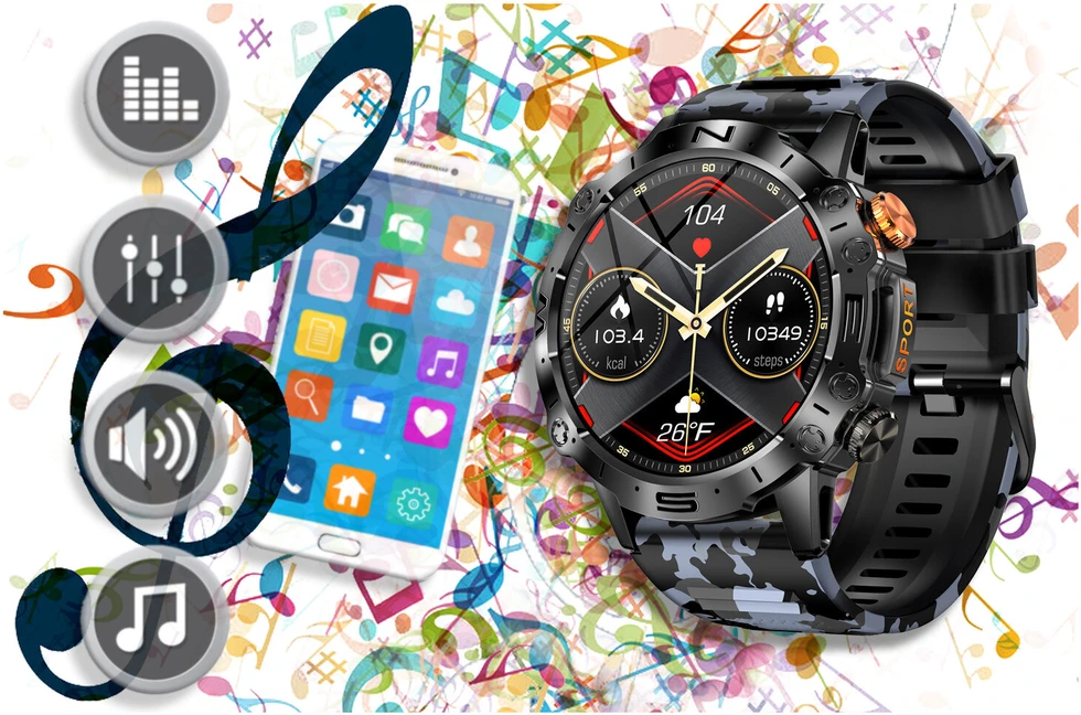 GRAVITY GT20-5 MEN S Išmanusis laikrodis - AMOLED, ADDITIONAL BELT (sg024e)