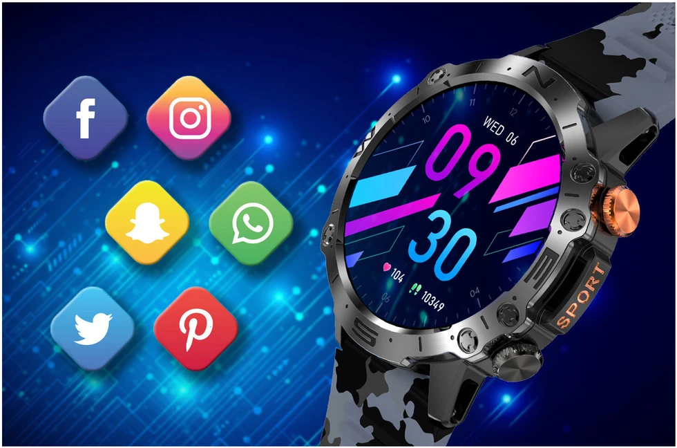 GRAVITY GT20-5 MEN S Išmanusis laikrodis - AMOLED, ADDITIONAL BELT (sg024e)