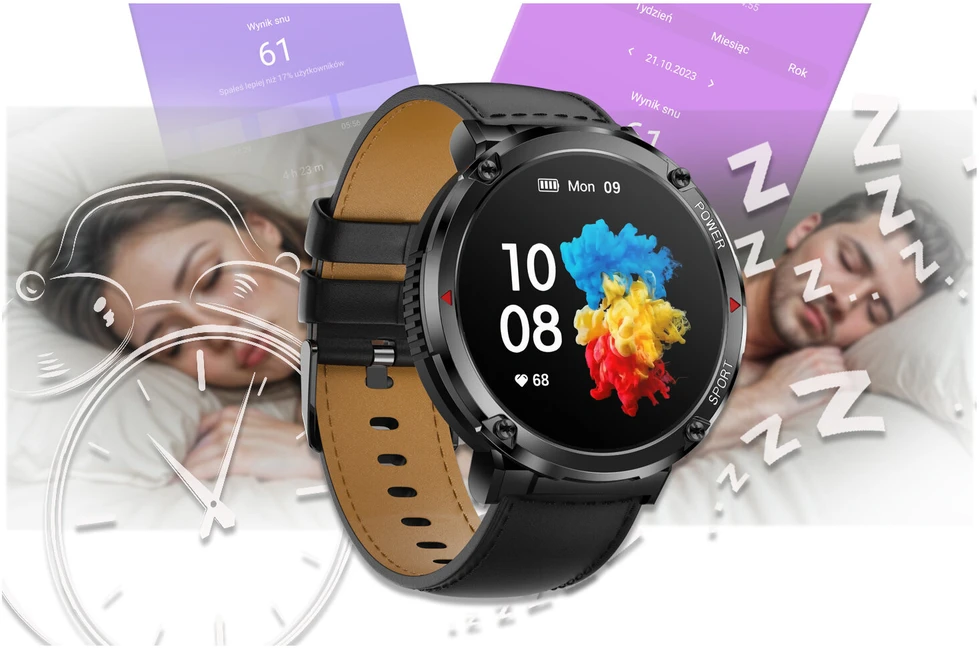 Išmanusis laikrodis MĘSKI GRAVITY GT21-3 - BLUETOOTH CALL, DODATKOWY PASEK (sg025c)