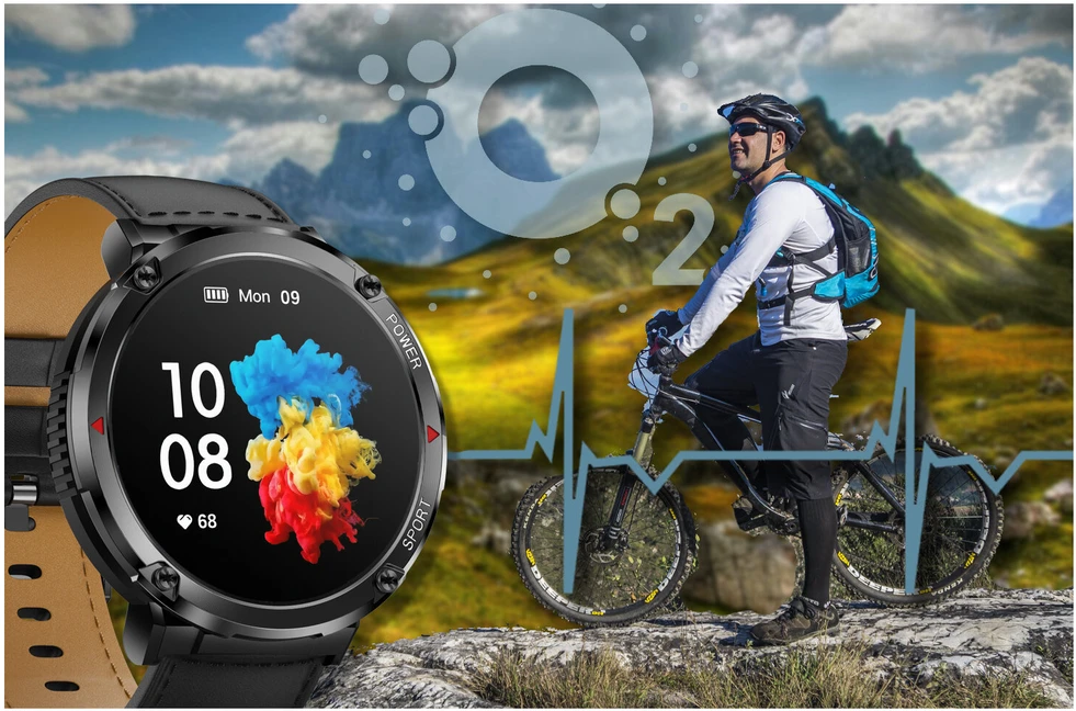 Išmanusis laikrodis MĘSKI GRAVITY GT21-3 - BLUETOOTH CALL, DODATKOWY PASEK (sg025c)