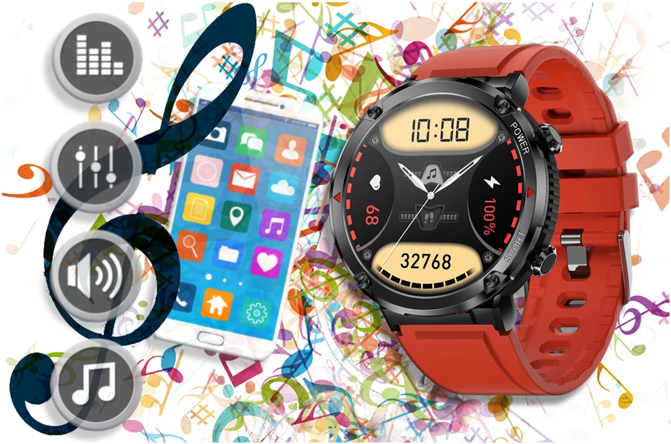 Išmanusis laikrodis MĘSKI GRAVITY GT21-6 - BLUETOOTH CALL, DODATKOWY PASEK (sg025f)