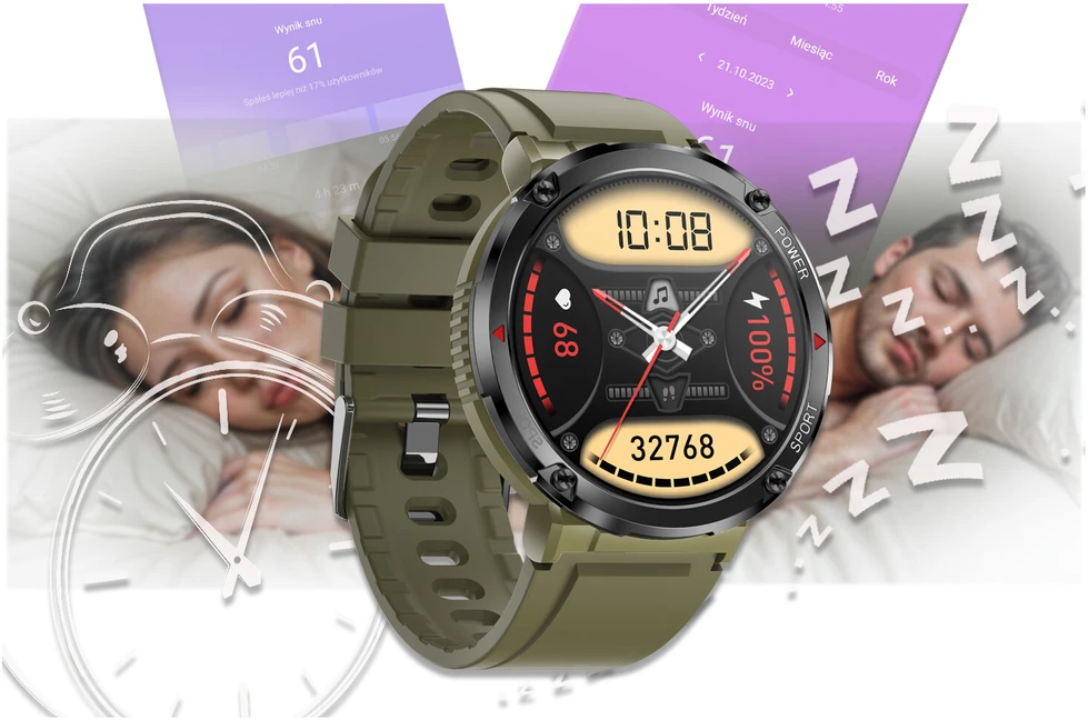 Išmanusis laikrodis MĘSKI GRAVITY GT21-7 - BLUETOOTH CALL, DODATKOWY PASEK (sg025g)