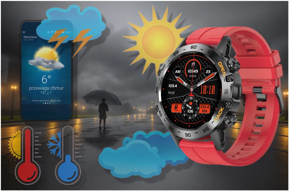 GRAVITY GT9-11 MEN'S Išmanusis laikrodis - CONNECTIONS MAKER, PRESSURE METER (sg021k)