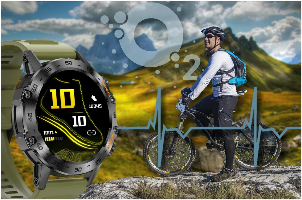 GRAVITY GT9-12 MEN'S Išmanusis laikrodis - CONNECTIONS MAKER, PRESSURE METER (sg021l)