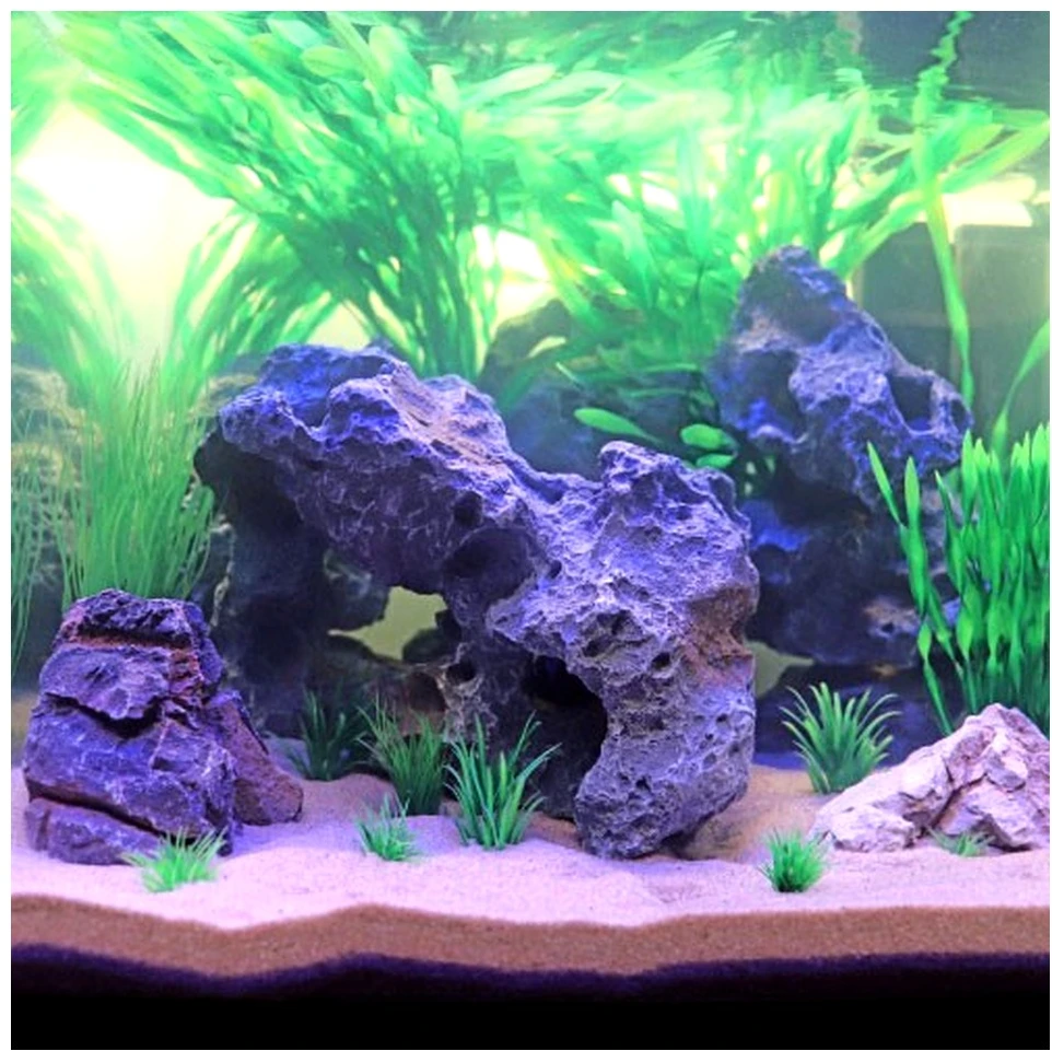 HOBBY Akvariumo dekoracija „Cavity Stone“ tamsi