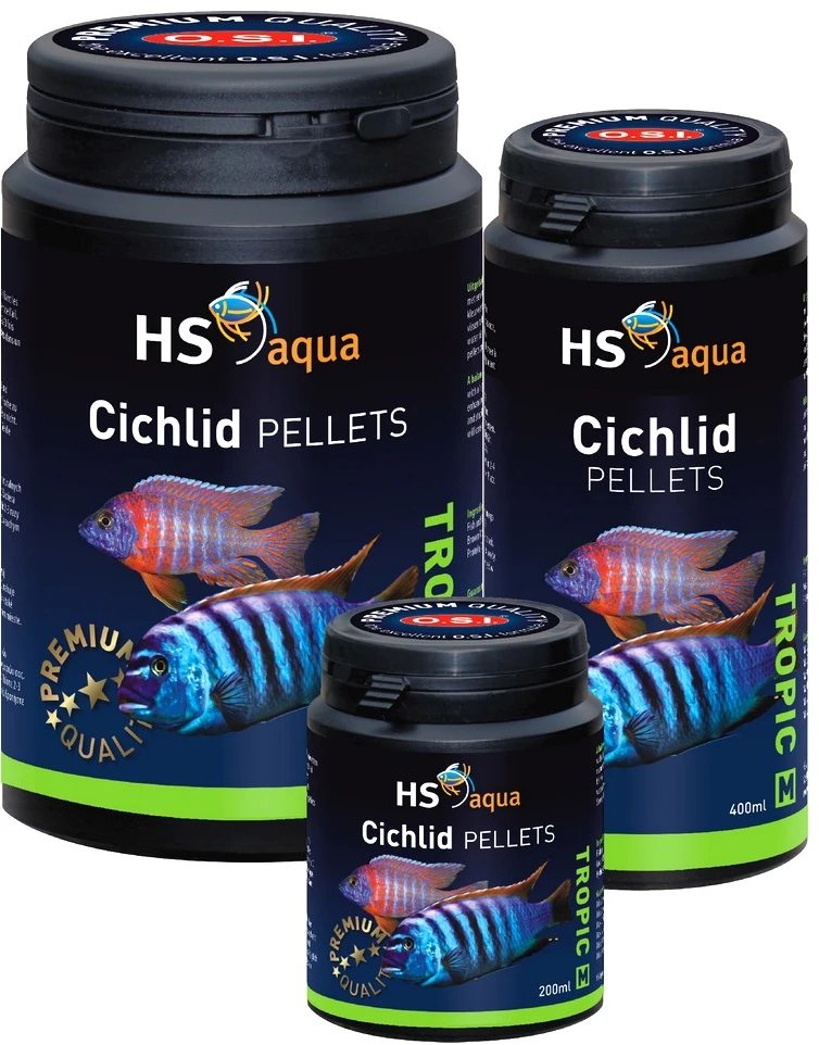 HS AQUA CICHLID PELLETS žuvų maistas, 200 ml