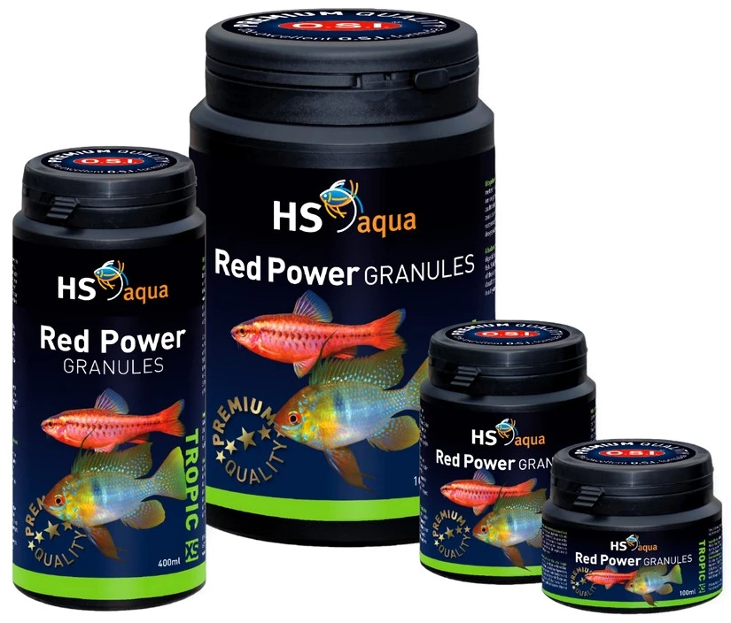 HS Aqua raudonos granulės žuvims, 1000 ml