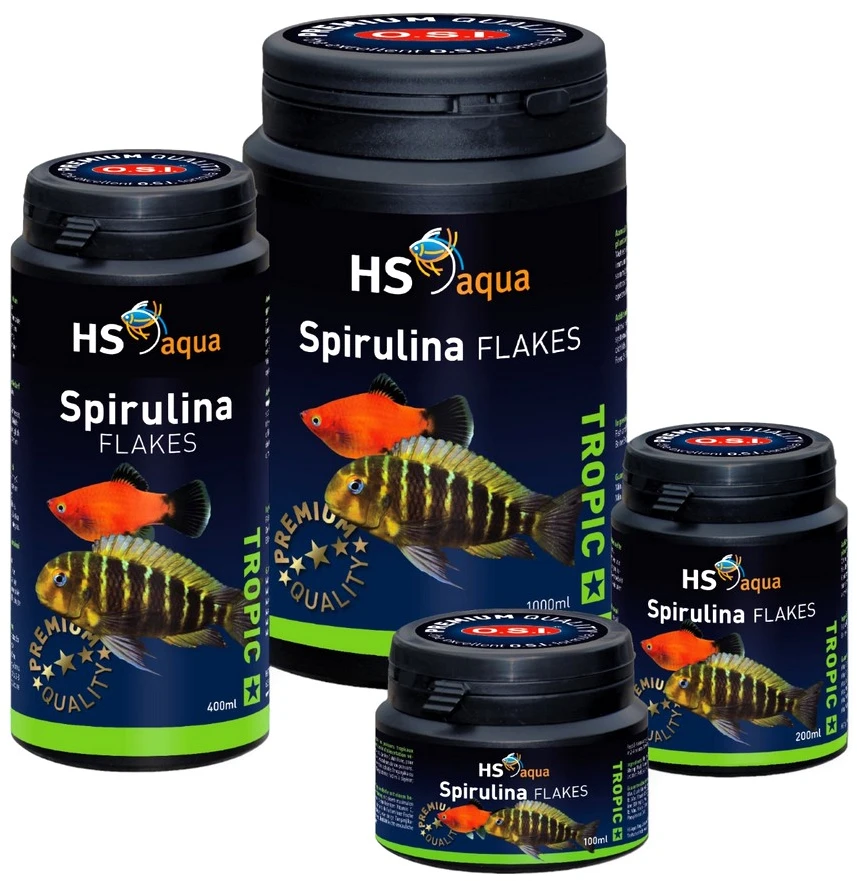 HS Aqua Spirulina žuvų maistas, 400 ml
