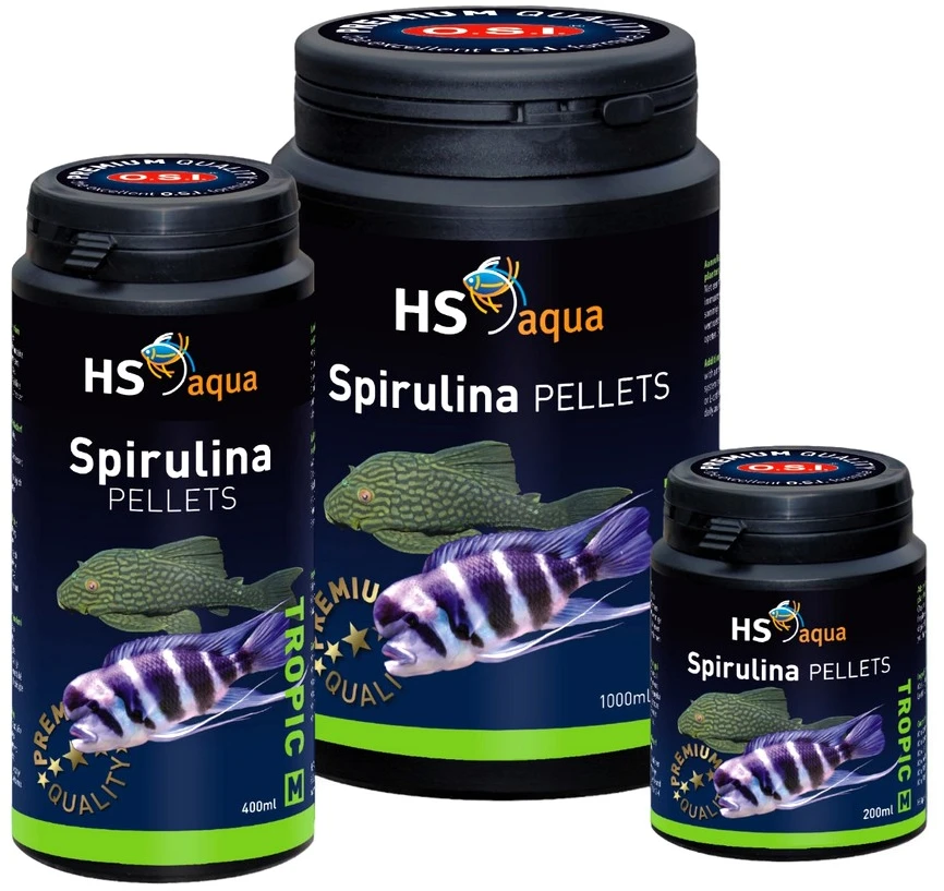 HS Aqua Spirulina žuvų pašaras, 1000 ml