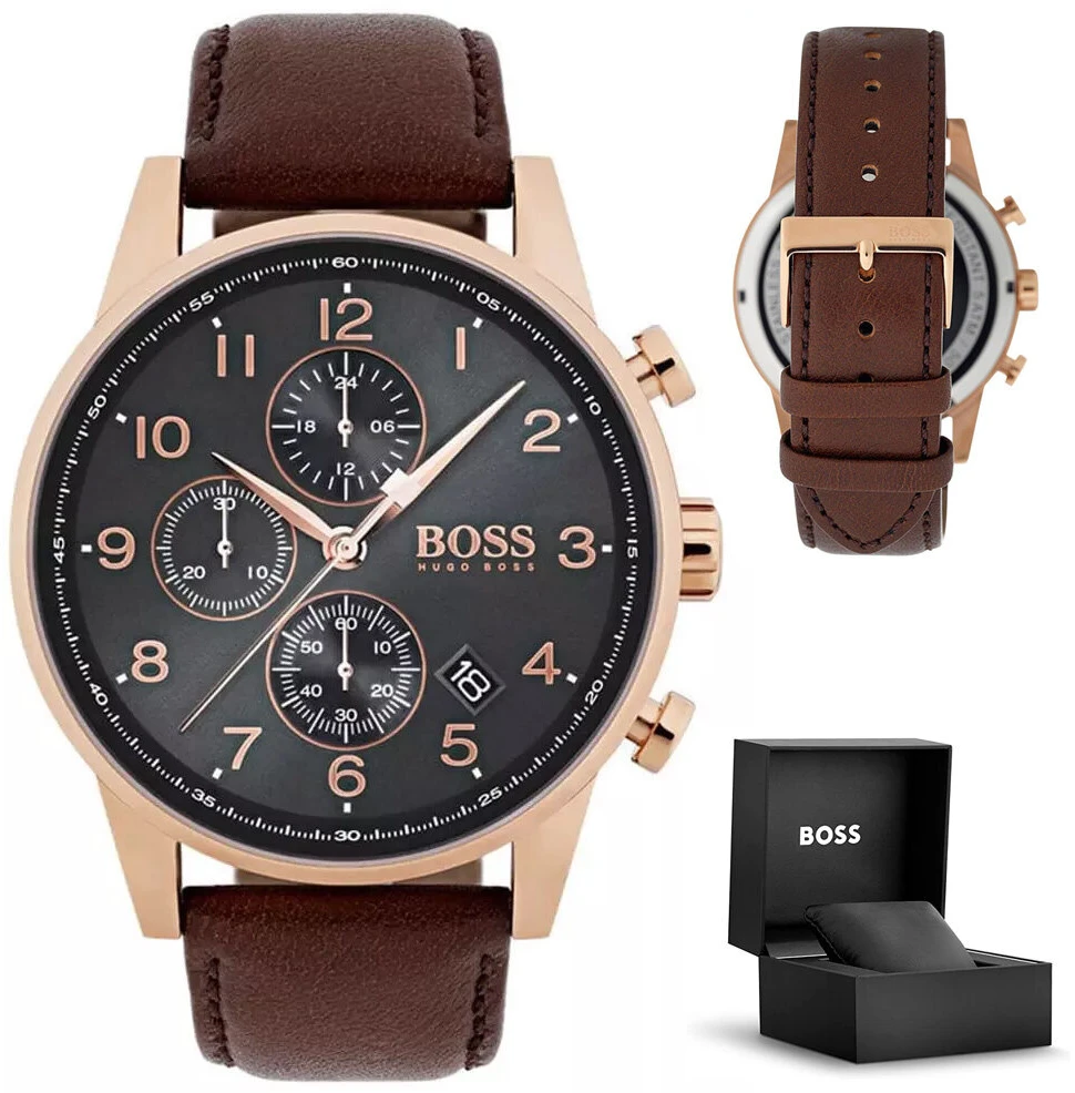 Laikrodis HUGO BOSS MEN'S WATCH 1513496 - NAVIGATOR (zh010b)