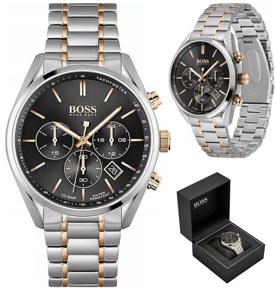HUGO BOSS vyriškas laikrodis 1513819 CHAMPION (zh052f)