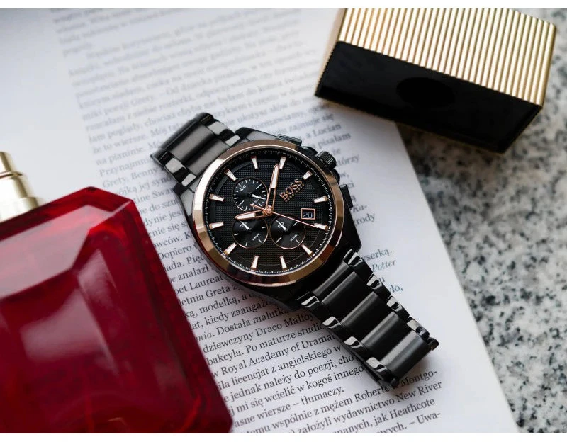 HUGO BOSS VYRIŠKAS LAIKRODIS 1513885 - GRANDMASTER (zh019a)