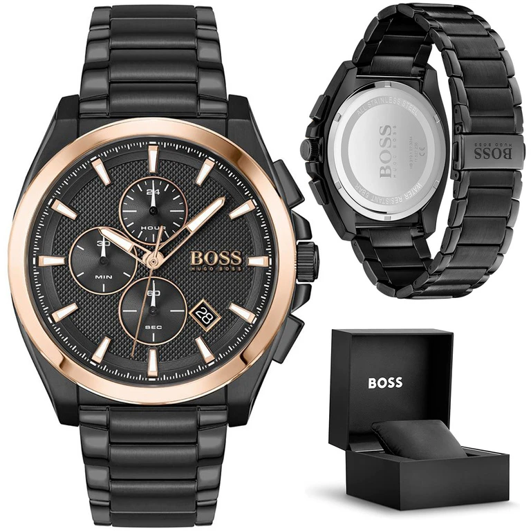 HUGO BOSS VYRIŠKAS LAIKRODIS 1513885 - GRANDMASTER (zh019a)
