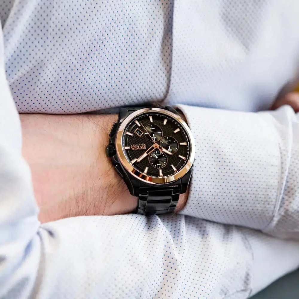 HUGO BOSS VYRIŠKAS LAIKRODIS 1513885 - GRANDMASTER (zh019a)