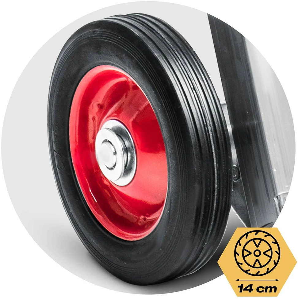 Humberg HM-518 sulankstomas krūvinis statybinis vežimėlis 90 kg
