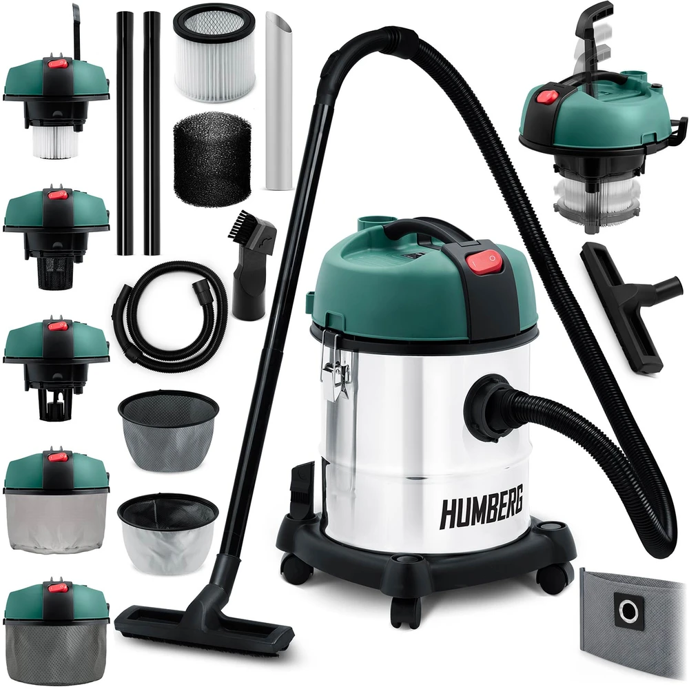 Humberg Pramoninis dulkių siurblys HM-400, 20 l, 1200 W