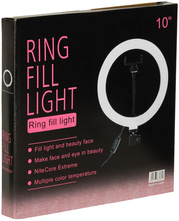 Ikonka 60W RING LED selfie makiažo lempa