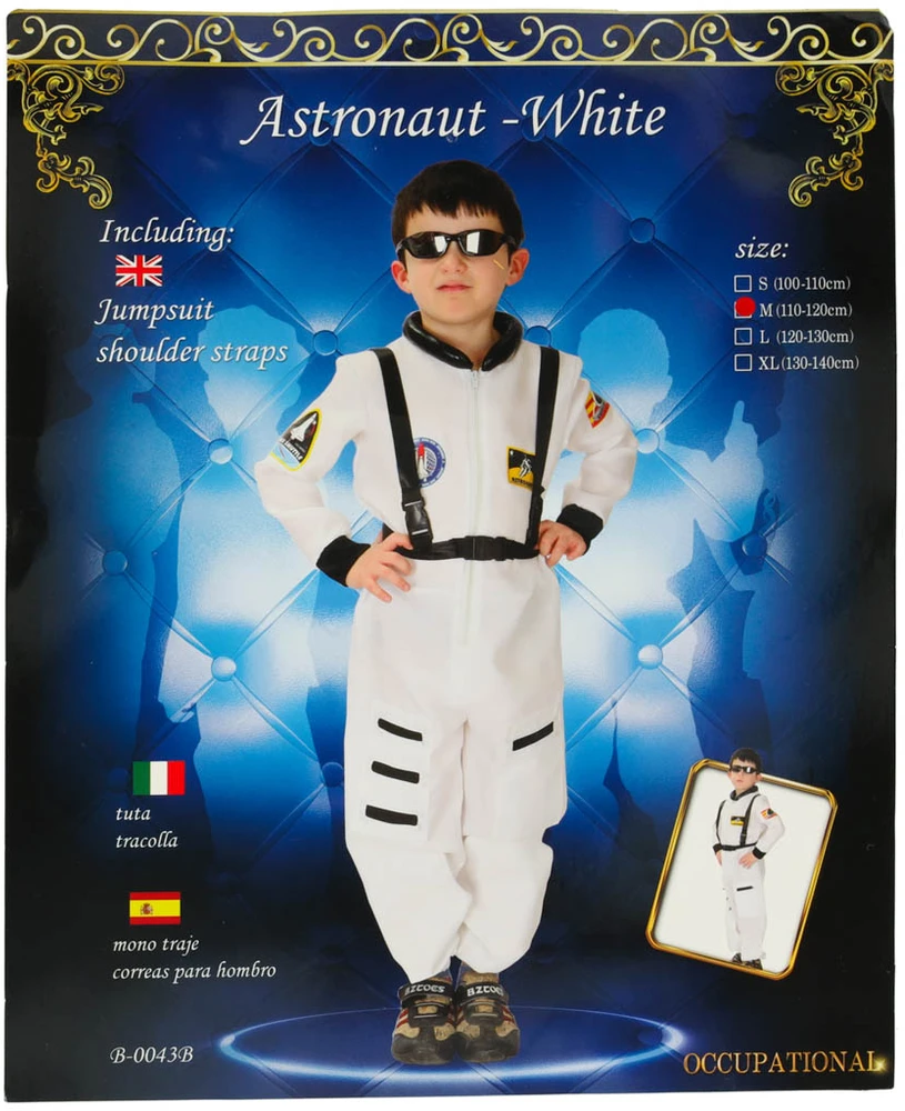Ikonka Astronauto karnavalinis kostiumas M dydžio