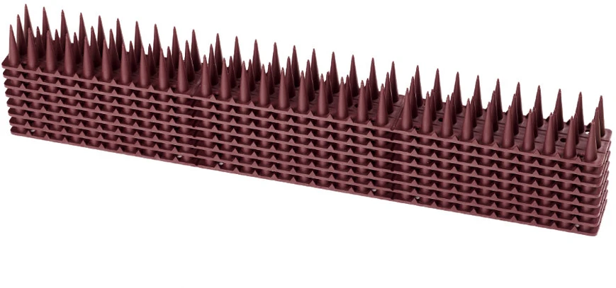 Ikonka Tankus plastikinis spyglių rinkinys, rudas, 43 cm