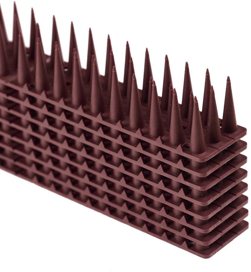 Ikonka Tankus plastikinis spyglių rinkinys, rudas, 43 cm
