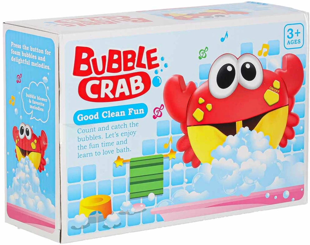Ikonka Vonios žaislas - burbulus gaminantis krabas