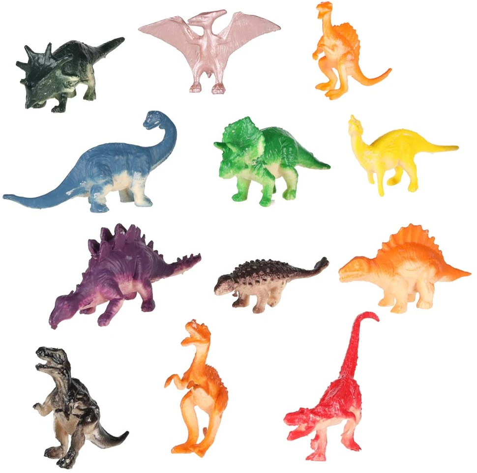 Ikonka KIK archeologinis dinozaurų kasinėjimo rinkinys, 12 kiaušinių figūrėlių
