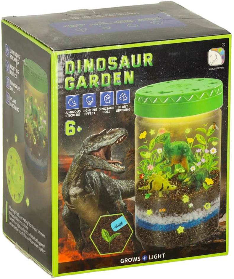Ikonka Dinozaurų terariumo projektorius su LED naktine šviesa