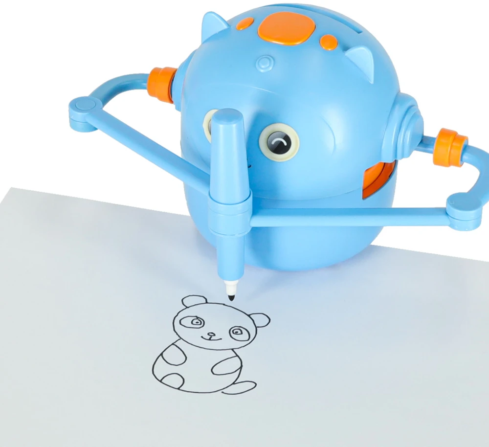 Ikonka Lavinamasis robotas piešimo ir anglų kalbos mokymui, kortelių rinkinys, 100 vnt.