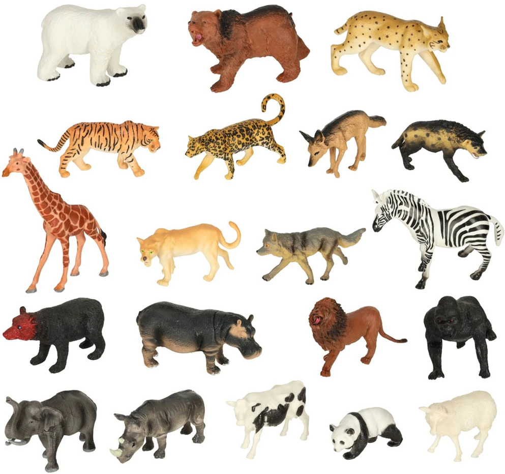 KIK Figūrėlės zoologijos sodo gyvūnai 59 el.