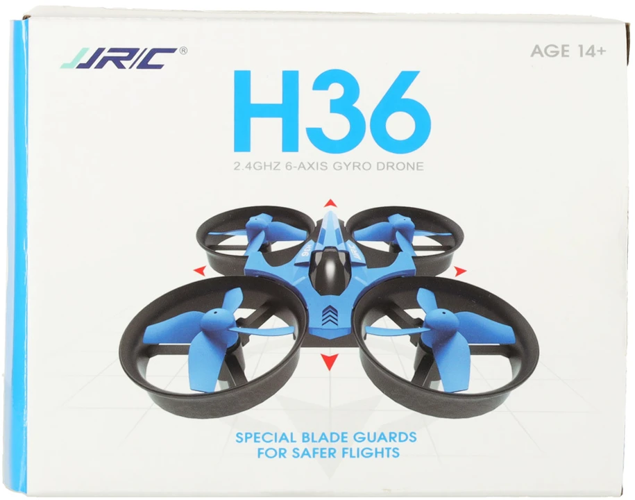 Ikonka JJRC H36 mini 2.4GHz 4CH 6 ašių RC dronas juodas