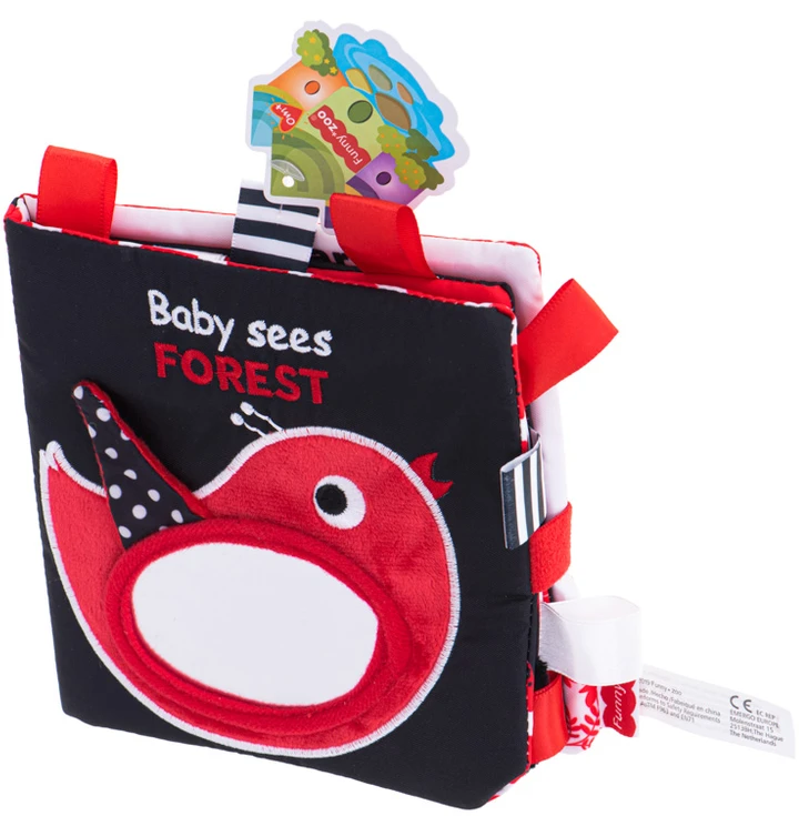 Ikonka Jutiminės knygos įkandimo žymekliai kontrastingas miškas