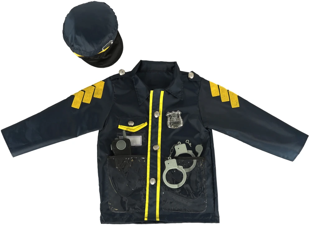 Ikonka Karnavalo kostiumas su policininko antrankiais 3-8 metų amžiaus