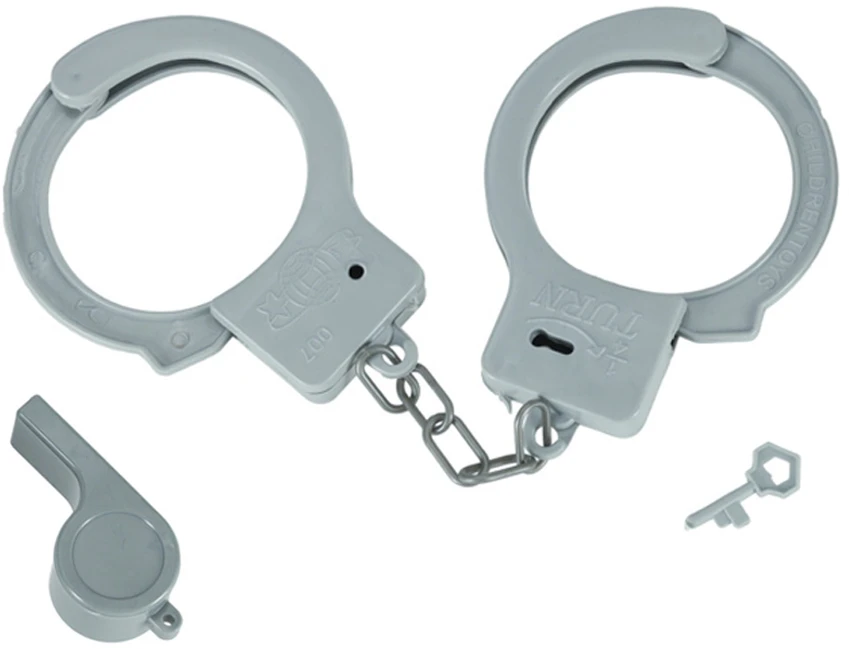 Ikonka Karnavalo kostiumas su policininko antrankiais 3-8 metų amžiaus