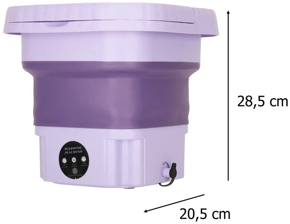 Ikonka Skalbimo mašina 8 l violetinė