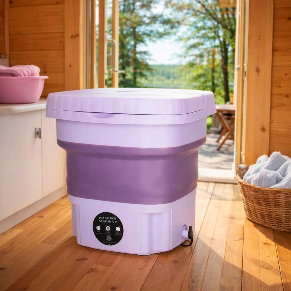 Ikonka Skalbimo mašina 8 l violetinė