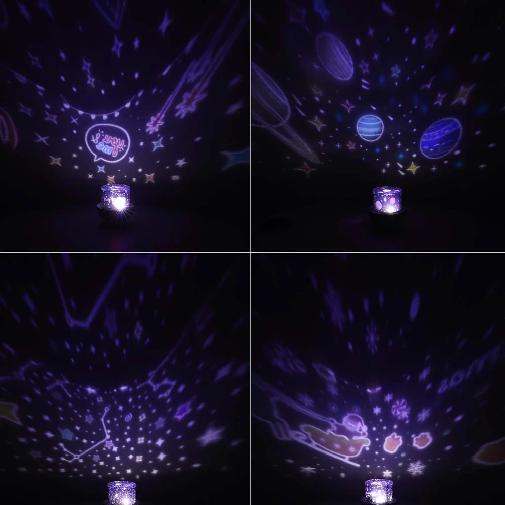 Ikonka LED žvaigždžių projektorius