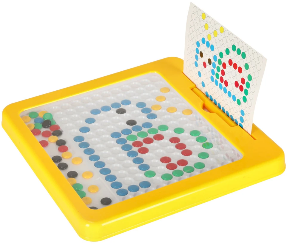 Ikonka Magnetinės montessori lentos taškai geltoni