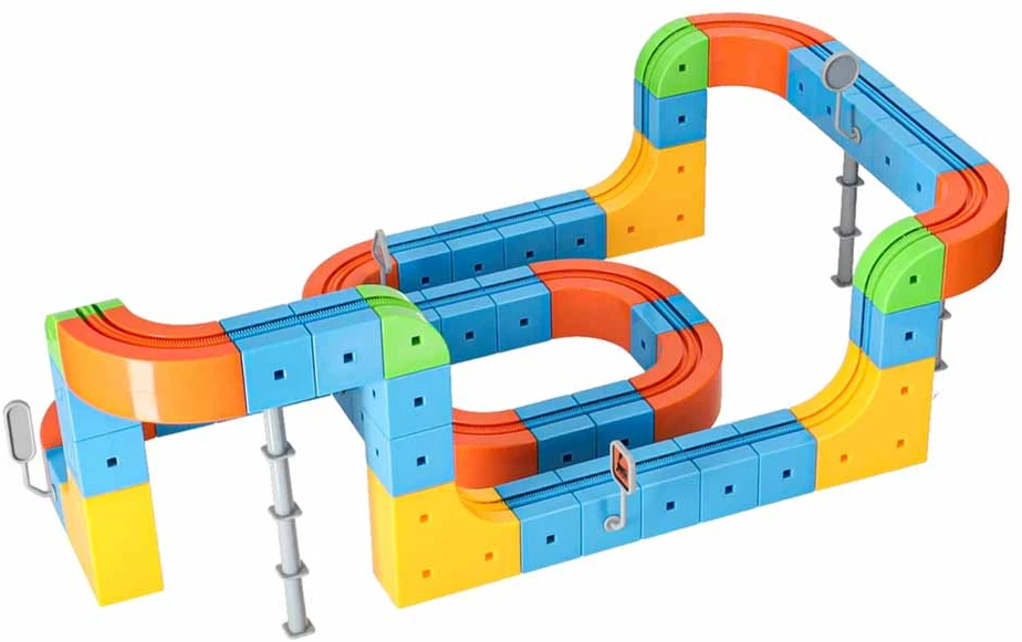 Ikonka Magnetinių kaladėlių rinkinys 140 vnt.