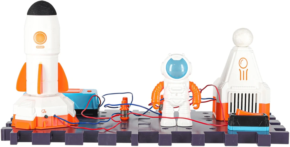Ikonka Mažas elektronikos elektrikas mokomasis rinkinys kosmoso stotis