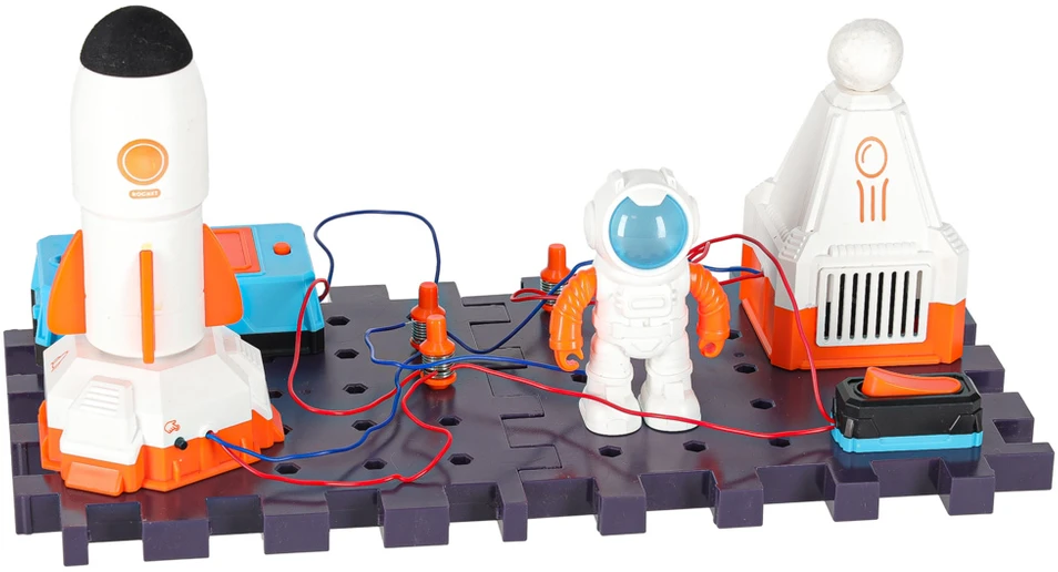 Ikonka Mažas elektronikos elektrikas mokomasis rinkinys kosmoso stotis