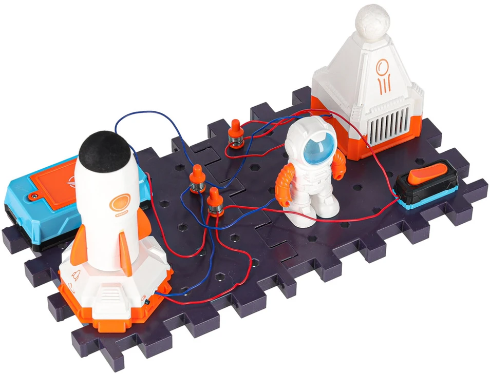 Ikonka Mažas elektronikos elektrikas mokomasis rinkinys kosmoso stotis