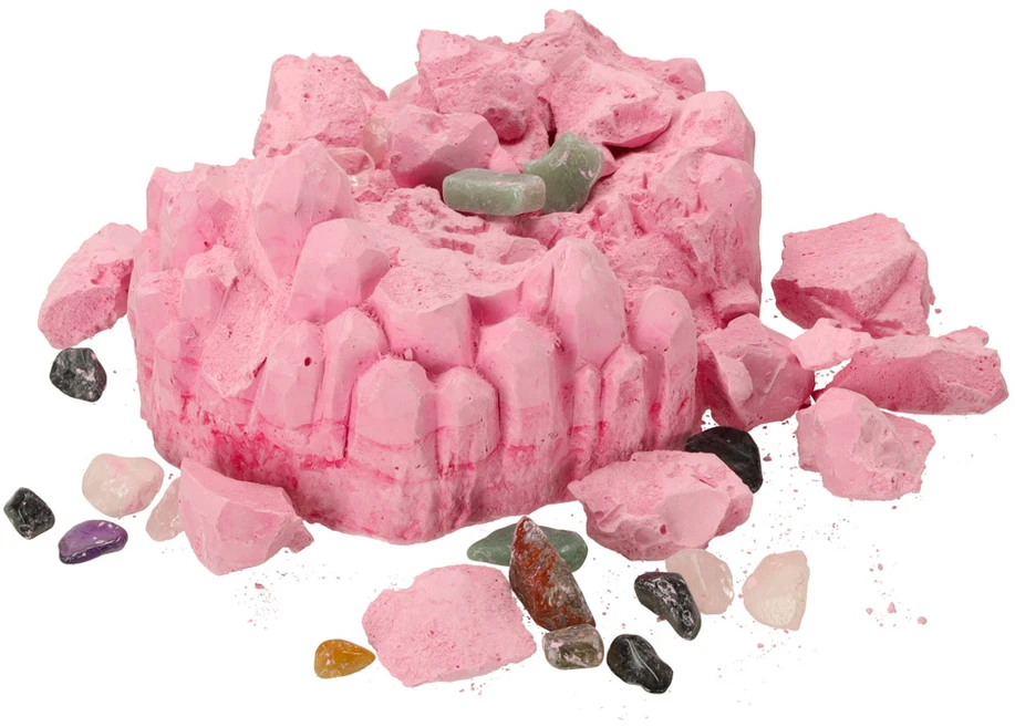 Ikonka Archeologijos rinkinys akmens mineralai 9 el.
