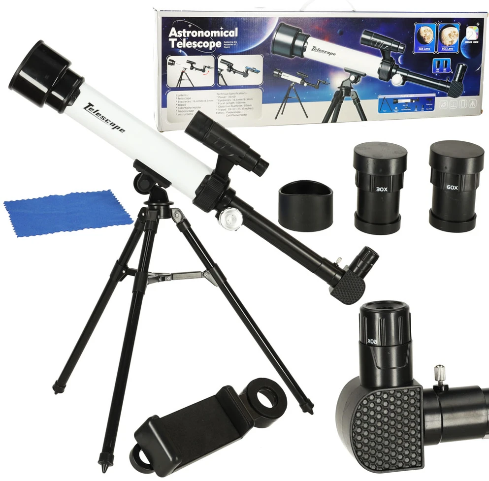 Ikonka Mokomasis astronominis teleskopas vaikams ant trikojo