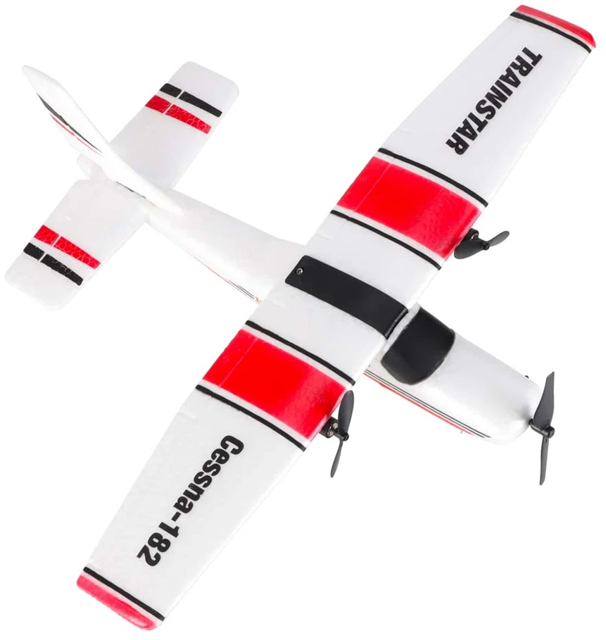 Ikonka Nuotoliniu būdu valdomas Cessna 182 sklandytuvas aerobatas 2,4 GHz orlaivis