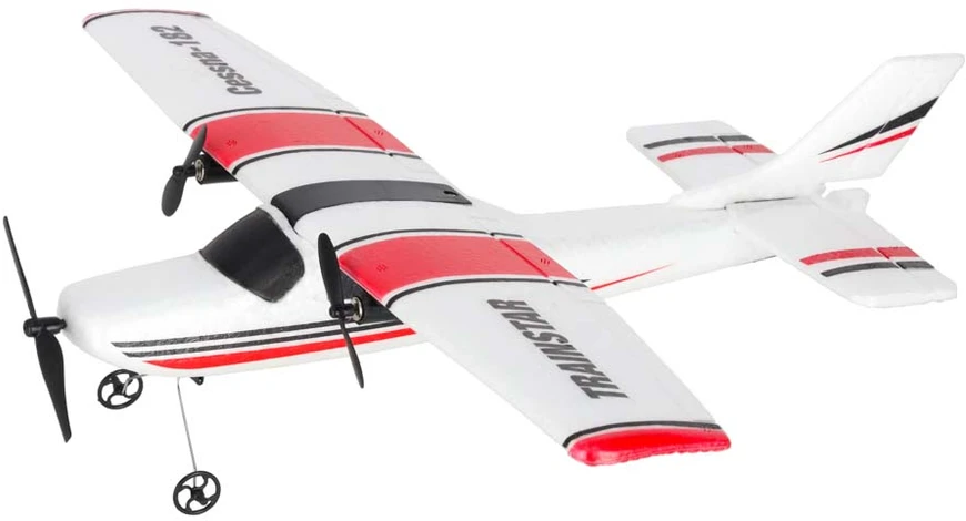 Ikonka Nuotoliniu būdu valdomas Cessna 182 sklandytuvas aerobatas 2,4 GHz orlaivis