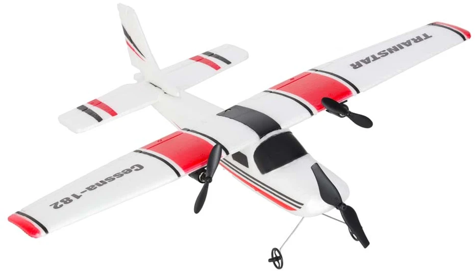 Ikonka Nuotoliniu būdu valdomas Cessna 182 sklandytuvas aerobatas 2,4 GHz orlaivis