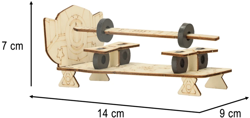 Ikonka Pasidaryk pats mokslinių eksperimentų rinkinys magnetyc 4in1